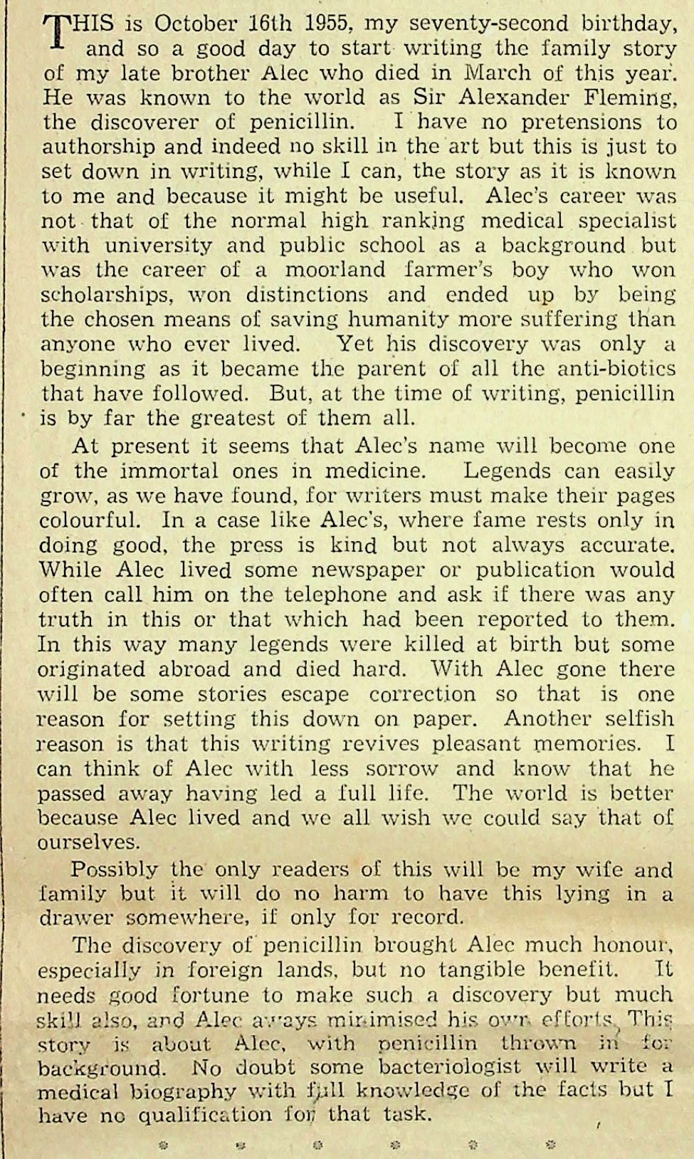 Section 1 of Robert Fleming article 1